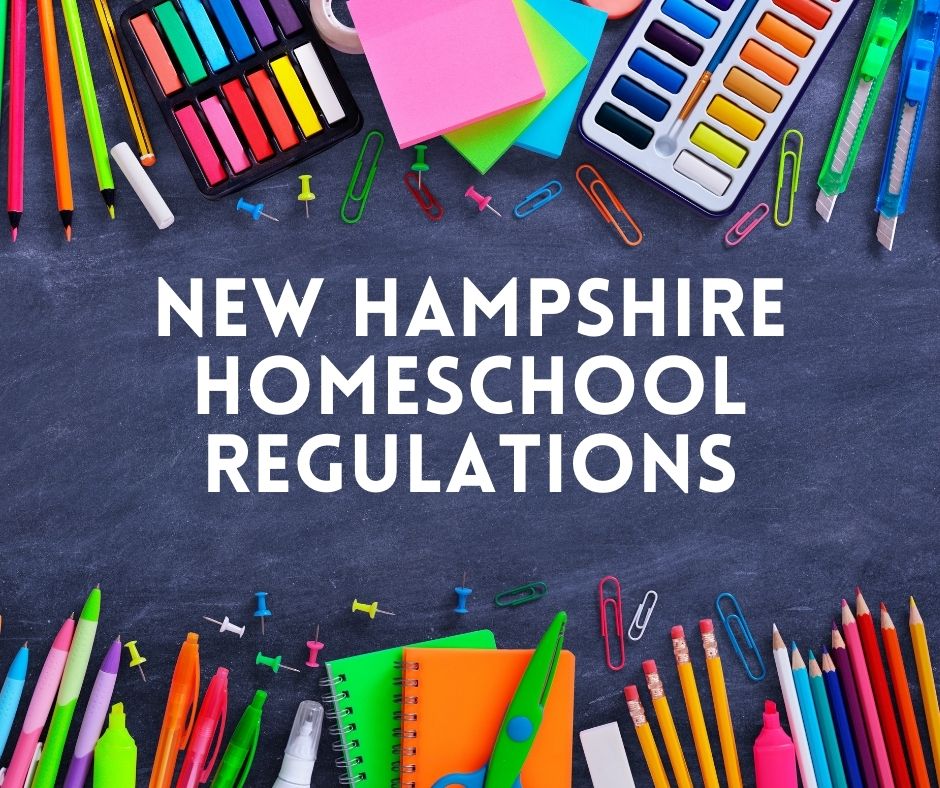 Planning on homeschooling in New Hampshire? Make sure you're following these regulations so your homeschool stays in compliance with New Hampshire homeschool regulations.