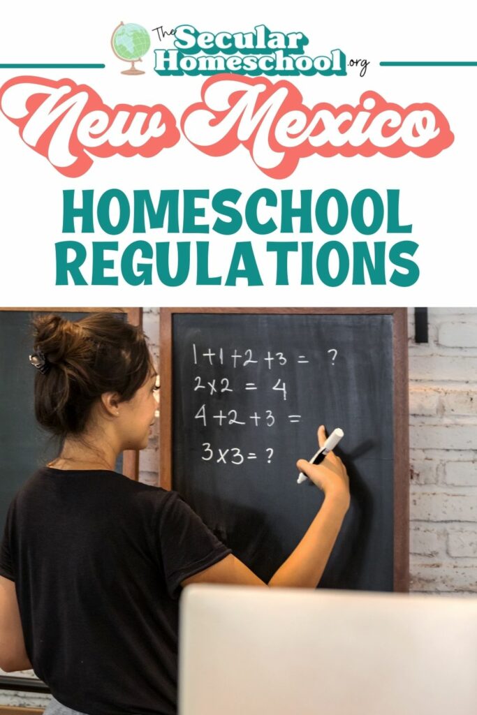 New Mexico Homeschool Laws Homeschooling in New Mexico Planning on homeschooling in New Mexico? Make sure you're following these regulations so your homeschool stays in compliance with New Mexico homeschool regulations.