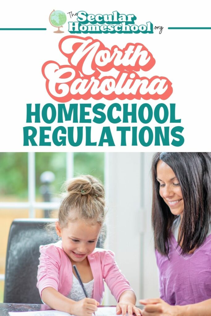 North Carolina Homeschool Laws Homeschooling in North Carolina Planning on homeschooling in North Carolina? Make sure you're following these regulations so your homeschool stays in compliance with North Carolina homeschool regulations.