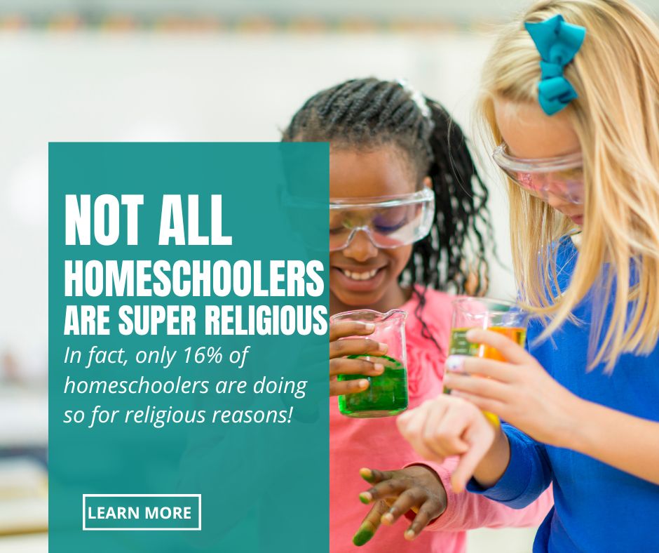 Are most homeschoolers super religious? Nope!