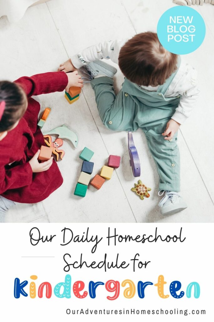Homeschooling Kindergarten Schedule