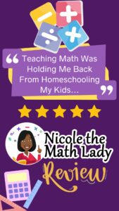 Nicole the Math Lady Review - Our Adventures in Homeschooling