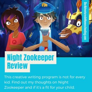 Night Zookeeper Review from a homeschool mom